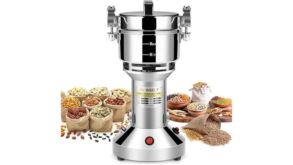 portable 150g grain grinder