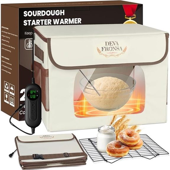 Foldable 36L Dough Proofer with Heating & Timer