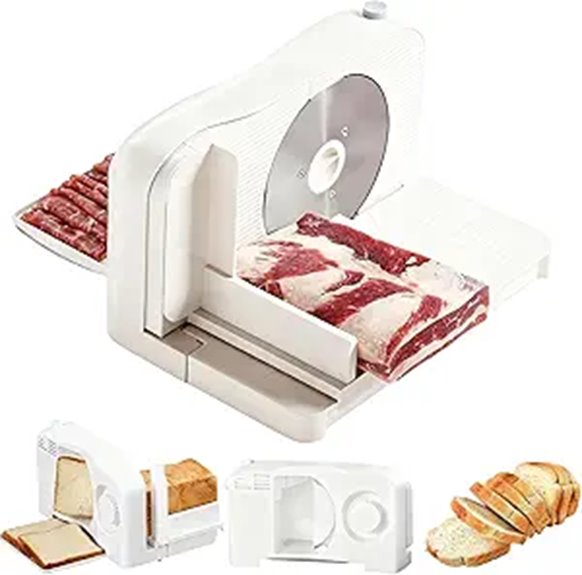portable adjustable meat slicer