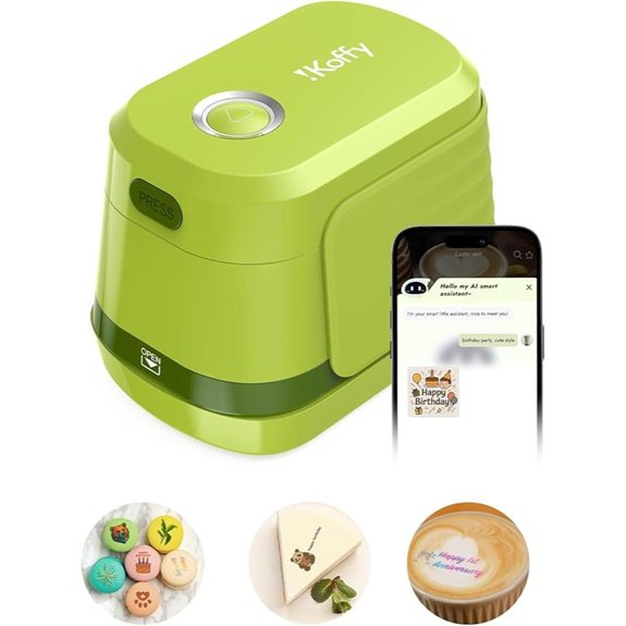 EdiBot Portable AI Food Printer for Cake & Latte Art