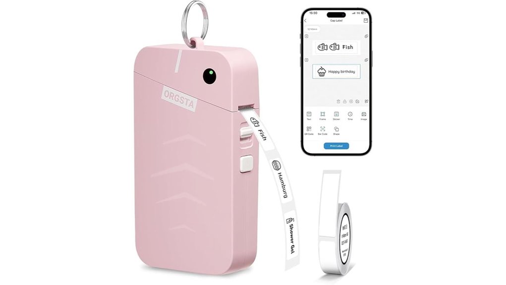 portable bluetooth label maker