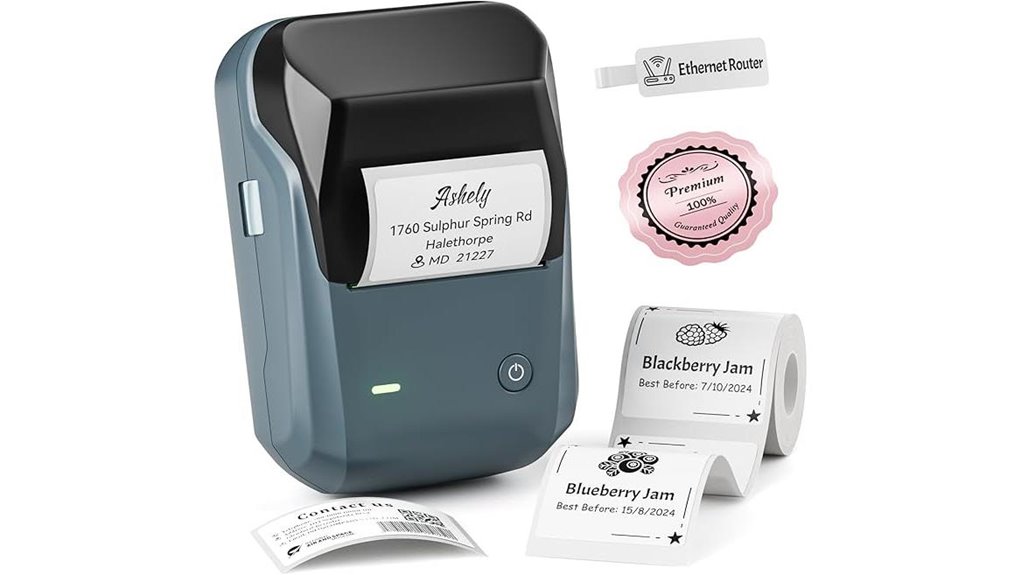 portable bluetooth label maker