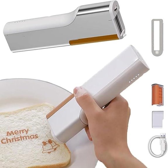 Portable Edible Inkjet Pen for Latte Art and Desserts