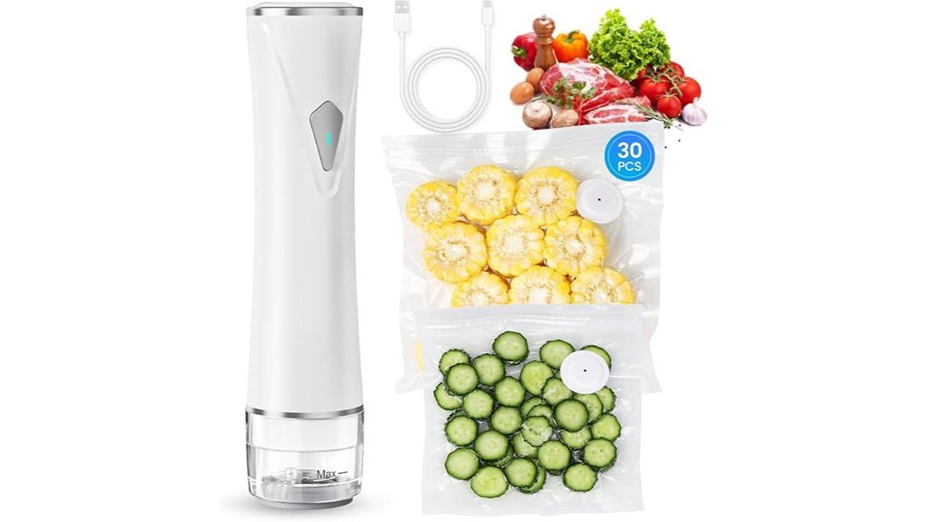 portable vacuum sealing device