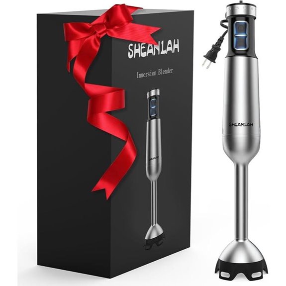 1000W Handheld Immersion Blender with 25 Speeds