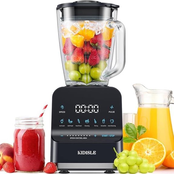 1200W Professional Blender with 52oz Glass Jar
