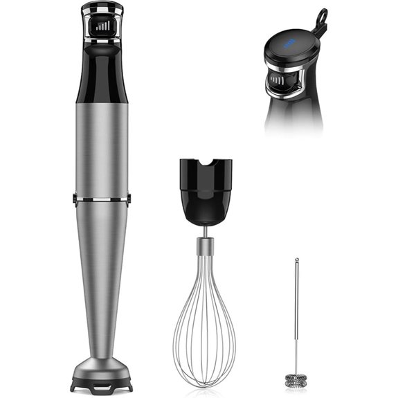 Immersion Blender 1100W 3-in-1 with Attachments