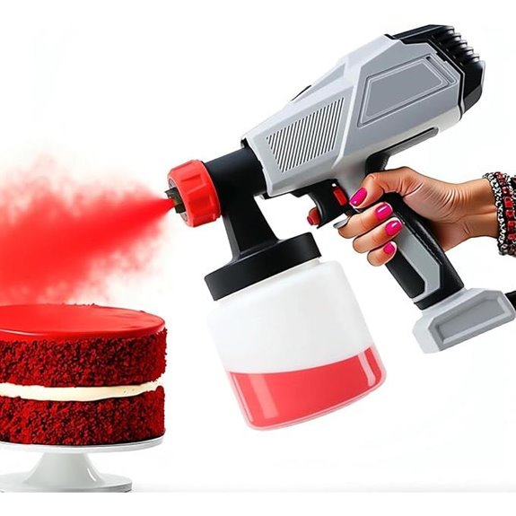 500W Cake Decorating Airbrush Kit with Nozzles