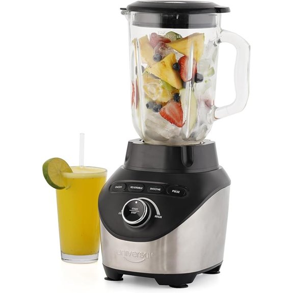 Universal 1500W Turbo Max Blender with Glass Pitcher