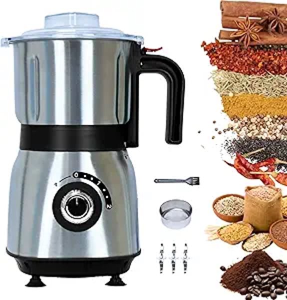 Versatile 500W Kitchen Grinder with Stainless Blades