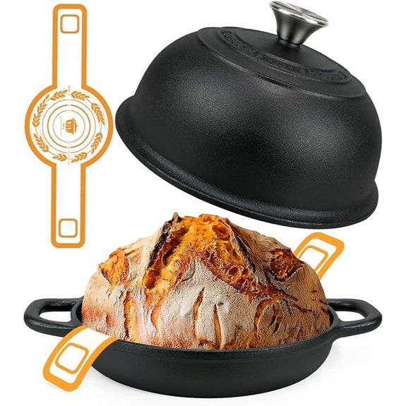 5QT Pre-Seasoned Cast Iron Dutch Oven