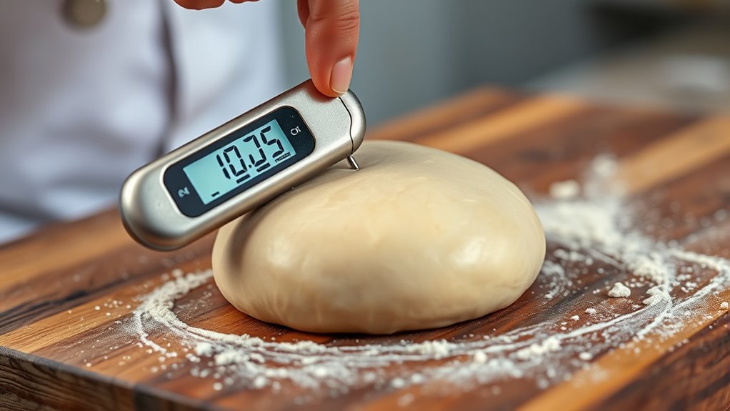 precise dough temperature measurement