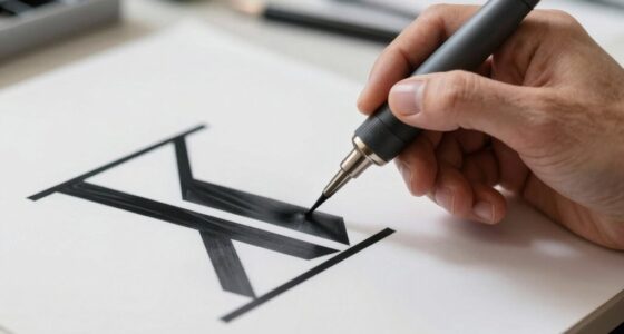 precise stenciling with airbrush