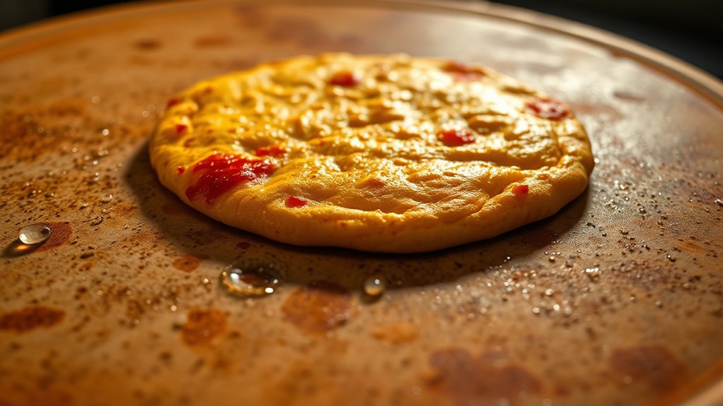 preheat for even moisture evaporation