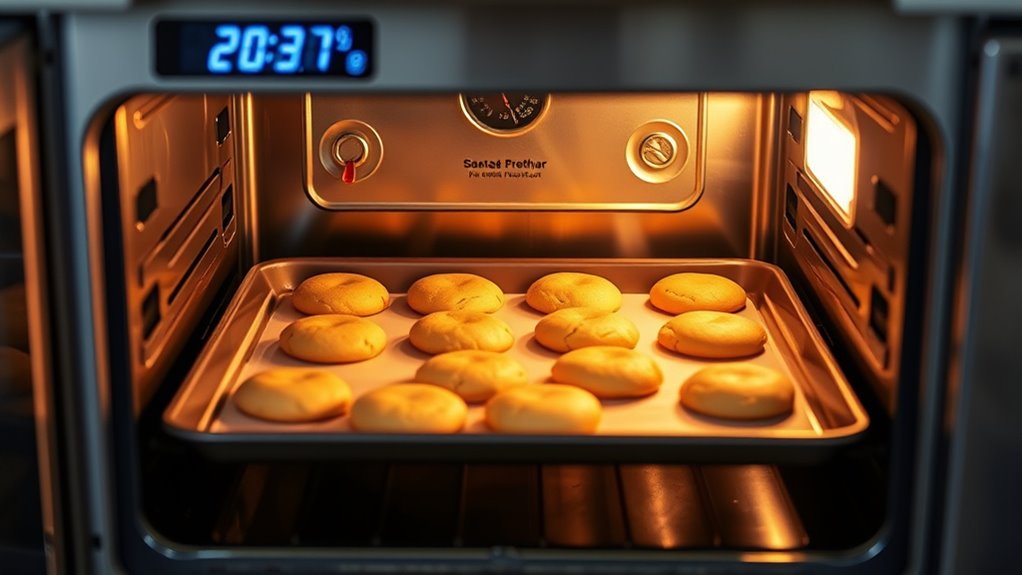 preheat oven to correct temperature