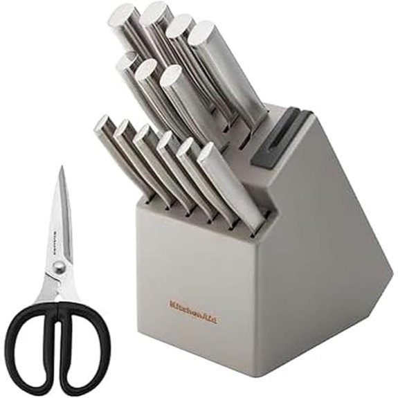 KitchenAid 15-Piece Gourmet Knife Block Set