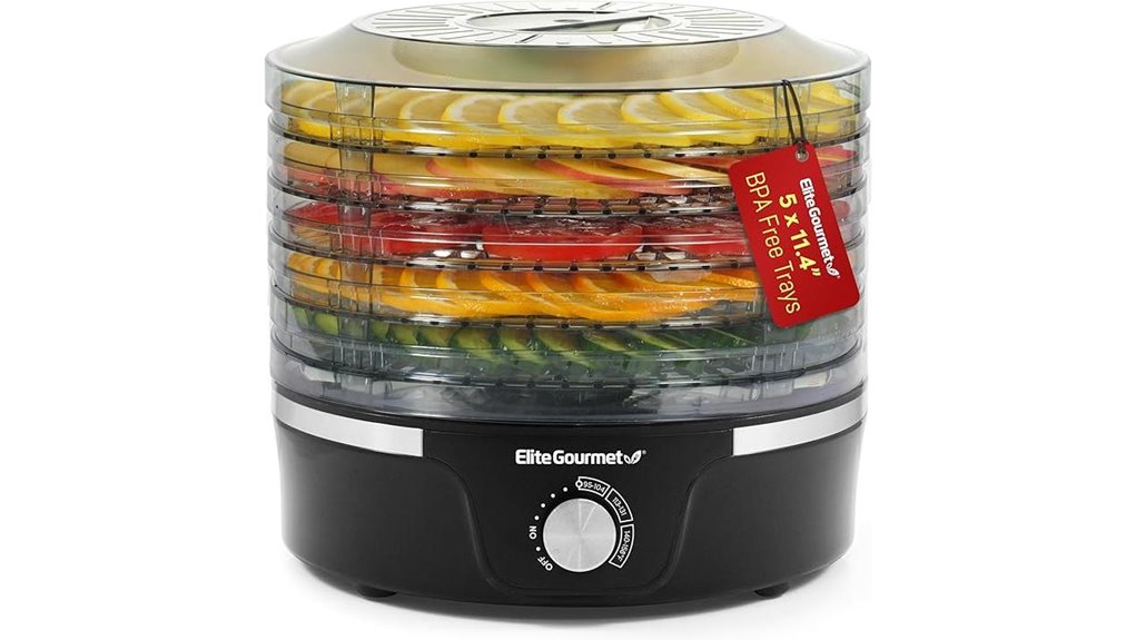 premium 5 tray dehydrator