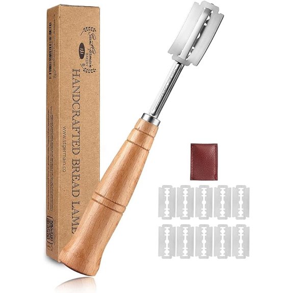 Saint Germain Premium Dough Scoring Bread Lame with Blades