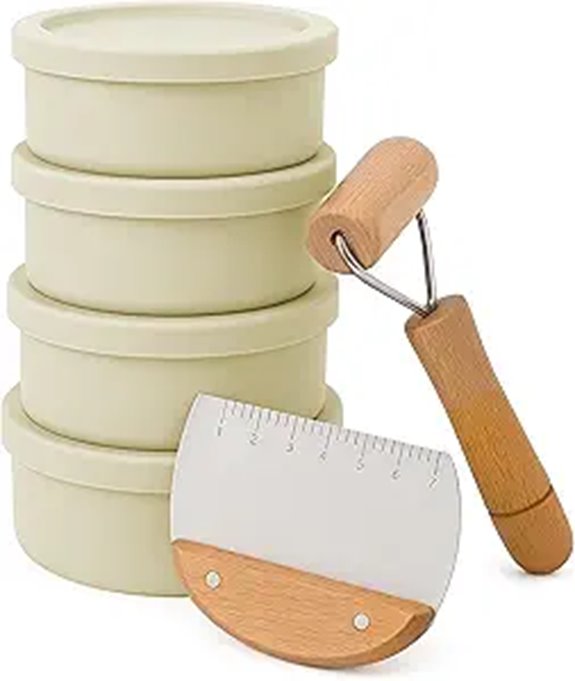 Ultimate Pizza Dough Proofing Container Set