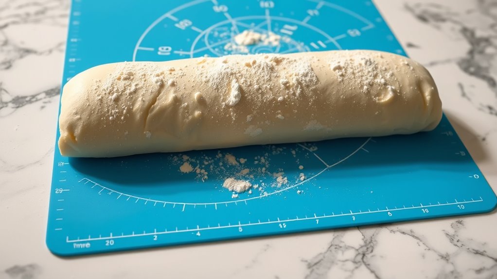 prepare dough for measurement
