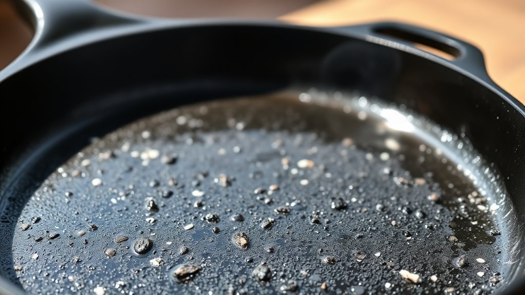 prepare dry oil clean