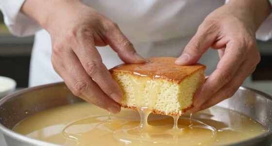 prevent cake sogginess during soaking