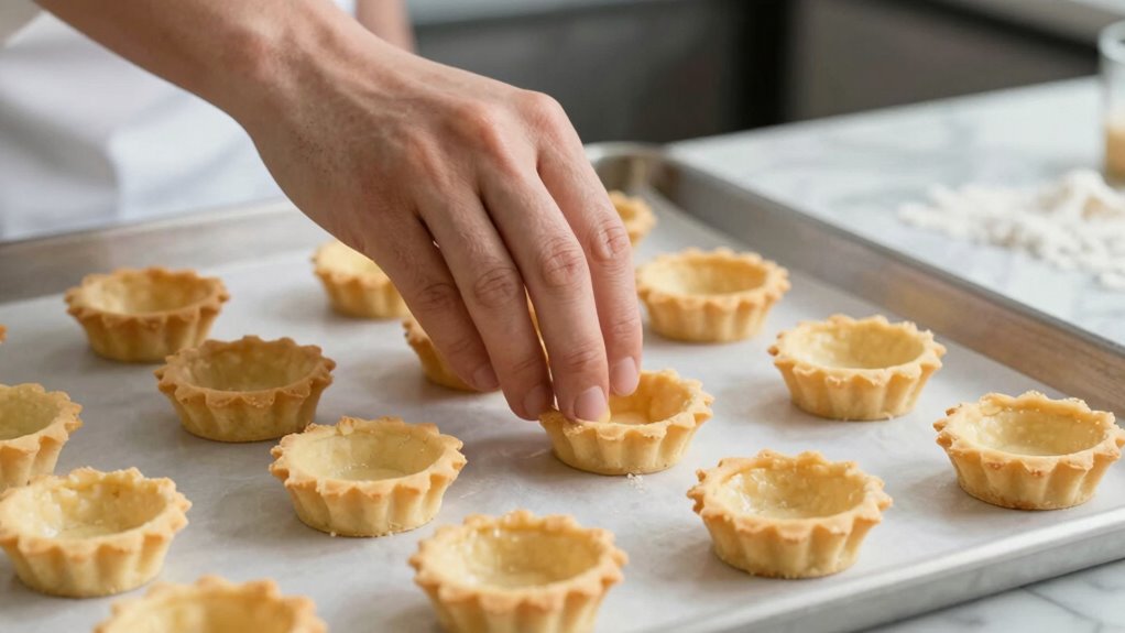 prevent tart shell shrinkage