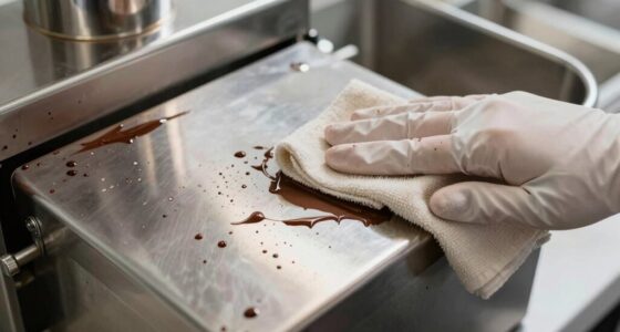 preventing water contamination during cleaning