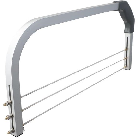 Professional 3-Wire Cake Layer Leveler with Handle