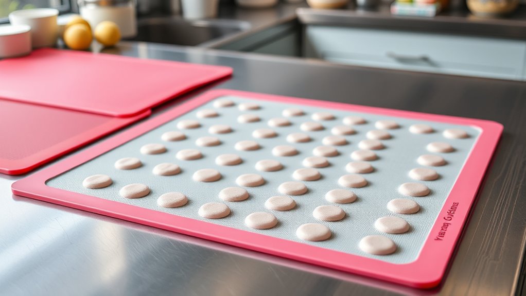 professional macaron mat selection