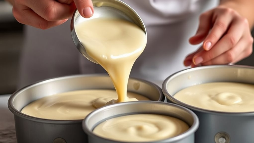 proper batter preparation ensures smooth layers