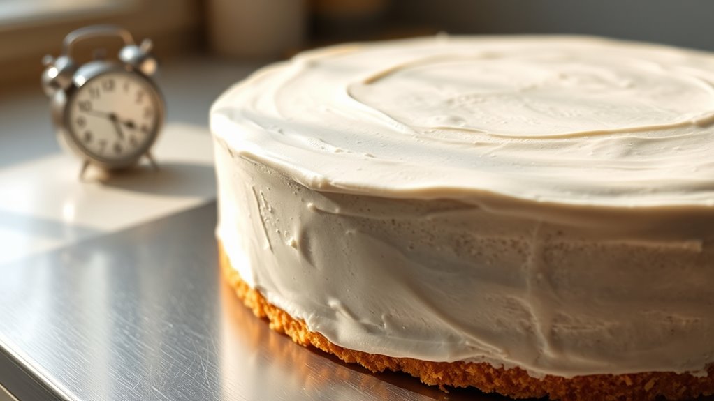 proper cake chilling techniques