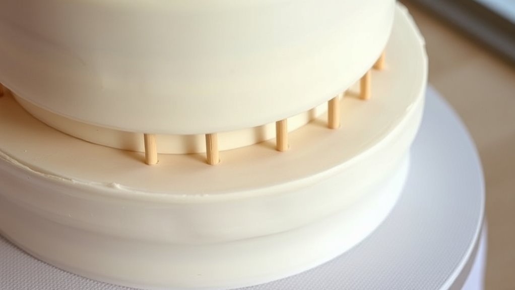 proper cake doweling technique