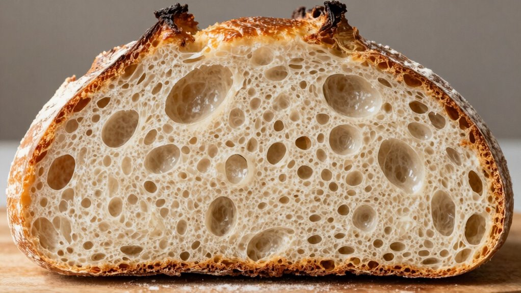 proper fermentation and gluten development