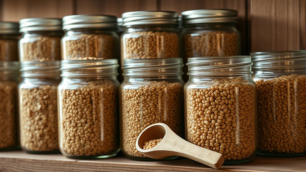 proper grain rotation and storage