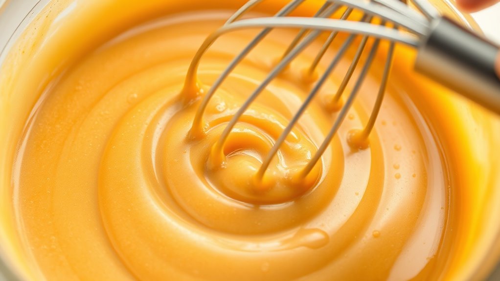 proper ingredient temperature and mixing