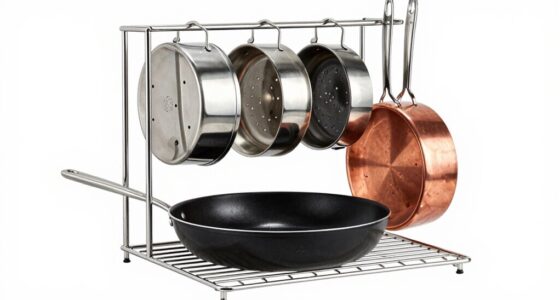 proper pan rack placement