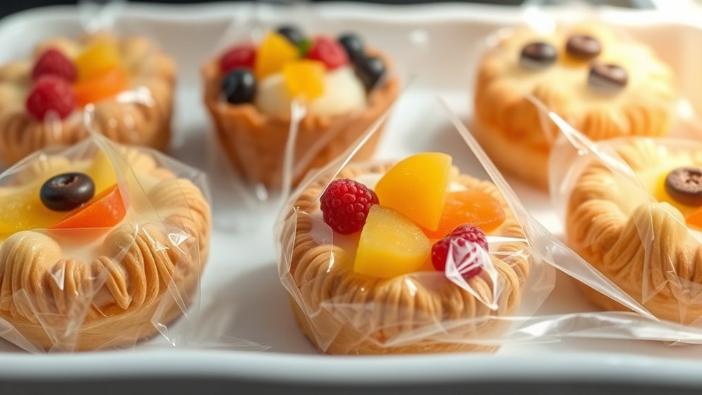 proper plastic wrap application