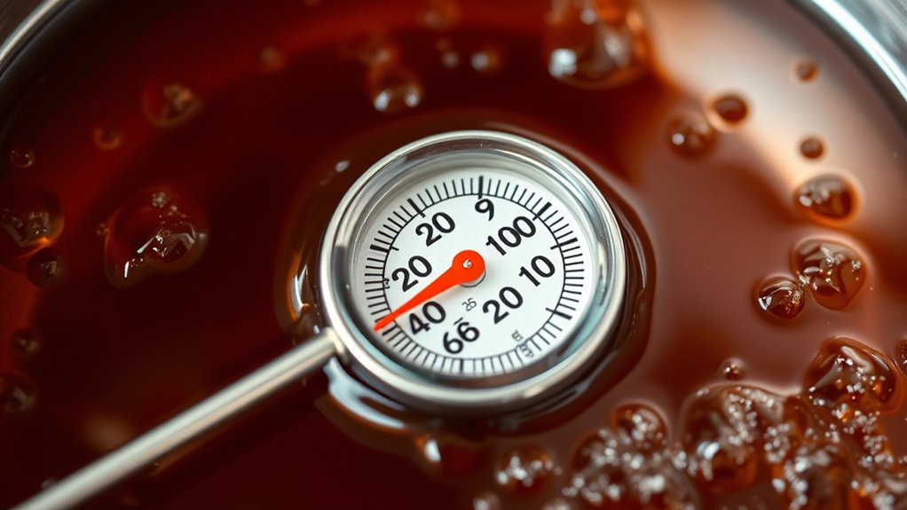 proper thermometer placement and calibration