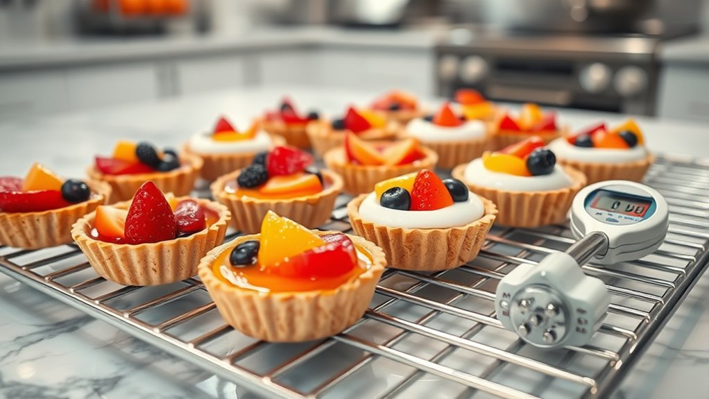 properly store cooled desserts