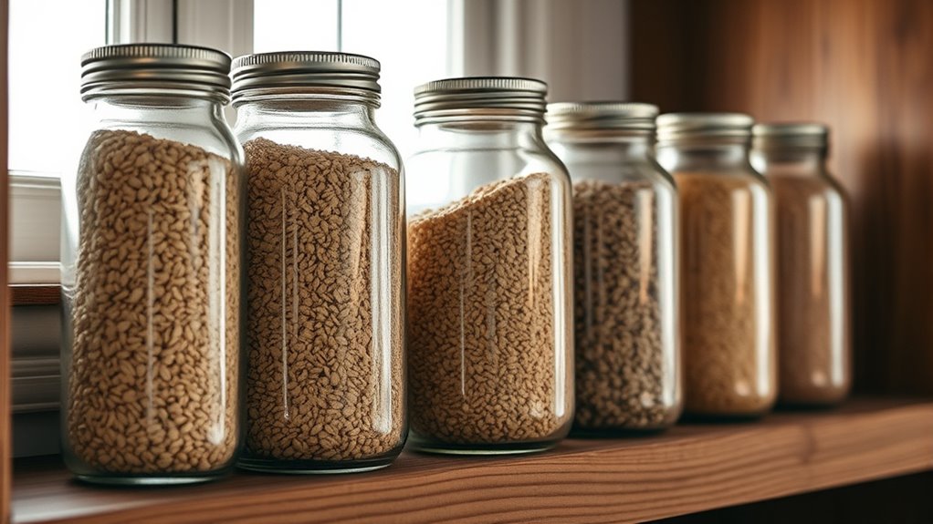 protect grains from light humidity