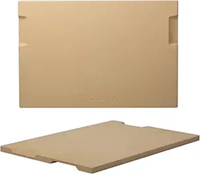 Large Rectangular Pizza Stone with Handles