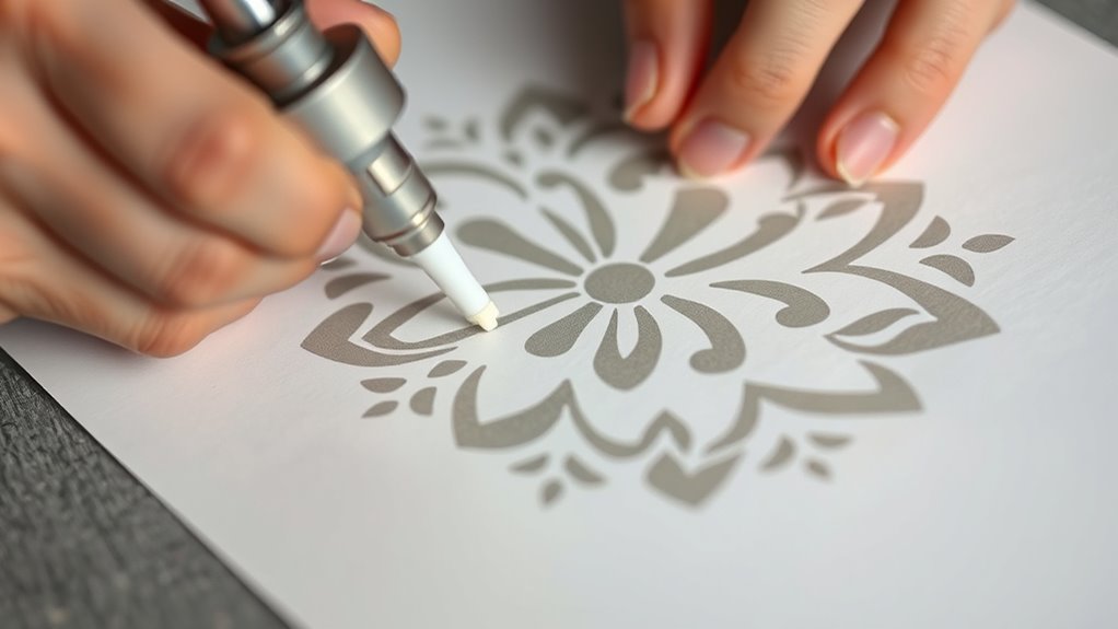 refine stenciling through practice