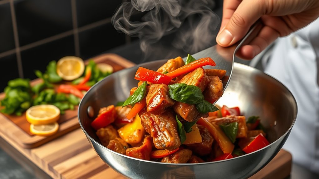 remove delicate foods promptly