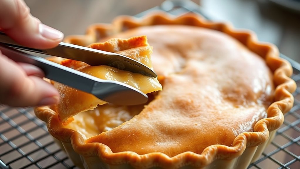 remove food at optimal temperature