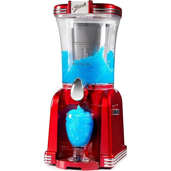 Nostalgia Frozen Drink & Margarita Maker (Retro Red)
