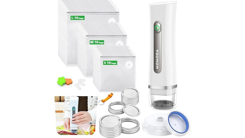 reusable vacuum food storage