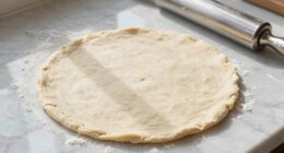 roll pie dough evenly