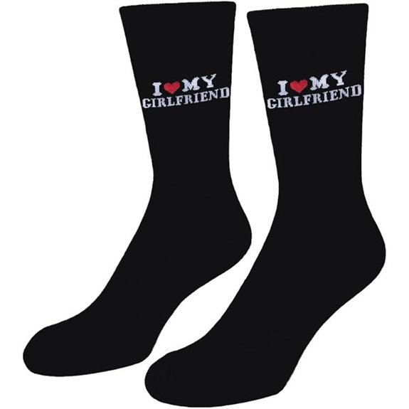 Love My Girlfriend Socks - Gift for Boyfriend