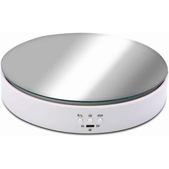 Motorized Rotating Display Stand for Jewelry and Resin